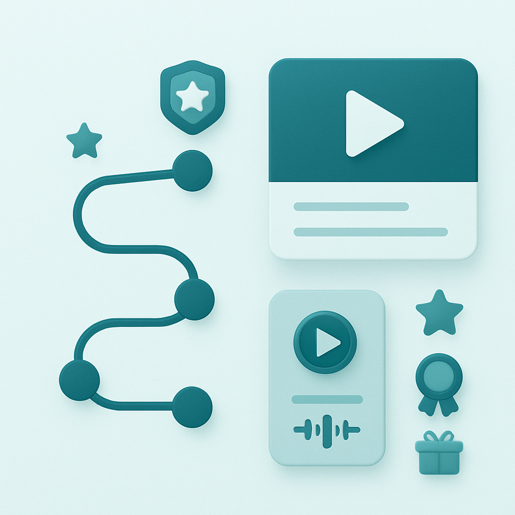 Online Schooling Platform illustration